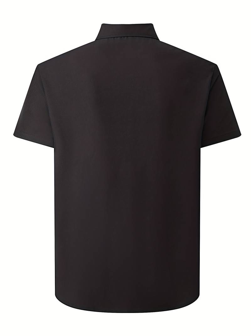 Casual Herenshirt Met Korte Mouwen